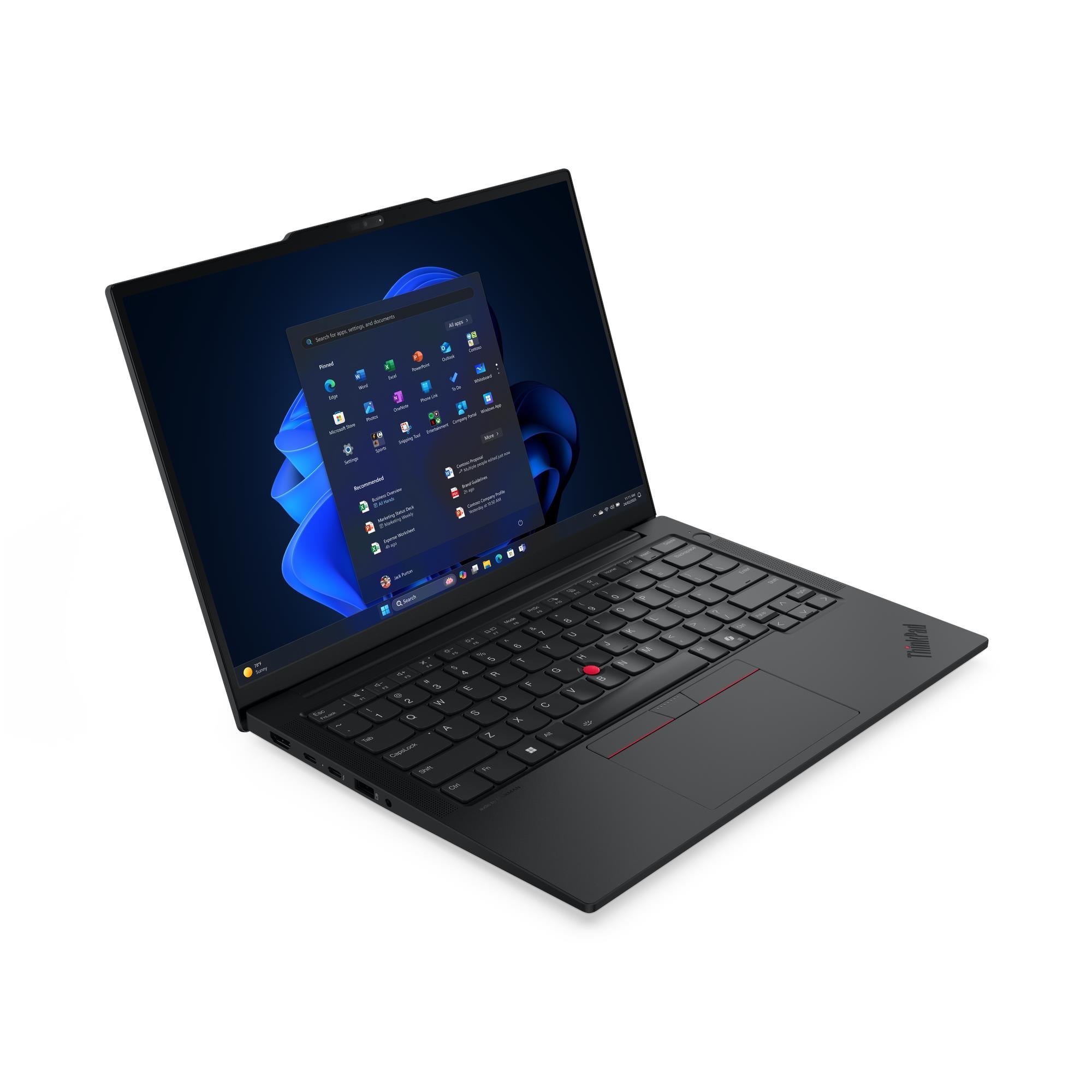 Lenovo ThinkPad E14 G7 Intel | Black | 14 " | IPS | WUXGA | 1920 x 1200 pixels | Anti-glare | Intel Core Ultra 5 | 225U | 16 GB | SO-DIMM DDR5 | Solid-state drive capacity 512 GB | Intel Graphics | Windows 11 Pro | 802.11ax | Bluetooth version 5.3 | Keyboard language English | Keyboard backlit | Warranty 36 month(s) | Battery warranty 12 month(s) - Image 7