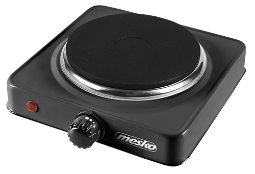 Mesko | Hob | MS 6508 | Number of burners/cooking zones 1 | Rotary | Black | Electric