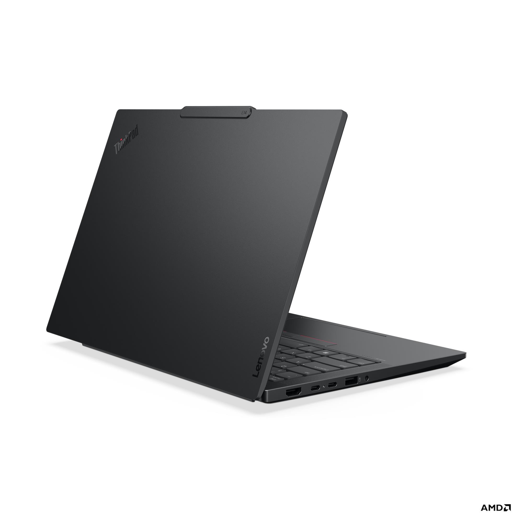 Lenovo ThinkPad E14 G7 AMD | Black | 14 " | IPS | WUXGA | 1920 x 1200 pixels | Anti-glare | AMD Ryzen 5 | 230 | 16 GB | SO-DIMM DDR5 | Solid-state drive capacity 512 GB | AMD Radeon 760M Graphics | Windows 11 Pro | 802.11ax | Bluetooth version 5.3 | Keyboard language English | Keyboard backlit | Warranty 36 month(s) | Battery warranty 12 month(s) - Image 13