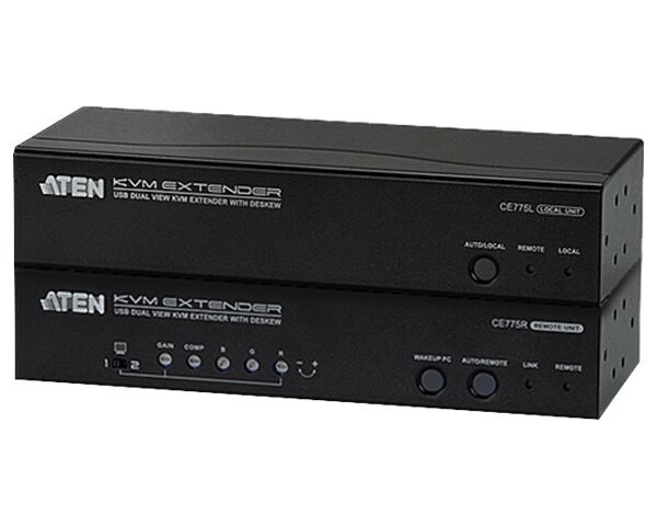 Aten | CE775-AT-G USB VGA Dual View Cat 5 KVM Extender with Deskew (1280 x 1024@300m)