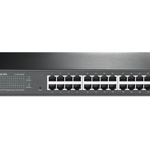 TP-LINK | Switch | TL-SG1024DE | Web Managed | Rackmountable | Gigabit Ethernet (copper) ports quantity 24 | 36 month(s)