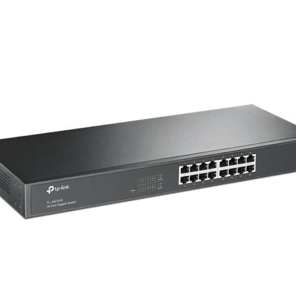 TP-LINK | Switch | TL-SG1016 | Unmanaged | Rackmountable | Gigabit Ethernet (copper) ports quantity 16 | 60 month(s)