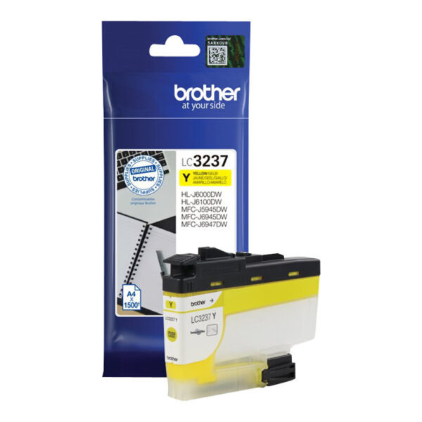 Brother LC3237Y | Ink Cartridge | Yellow