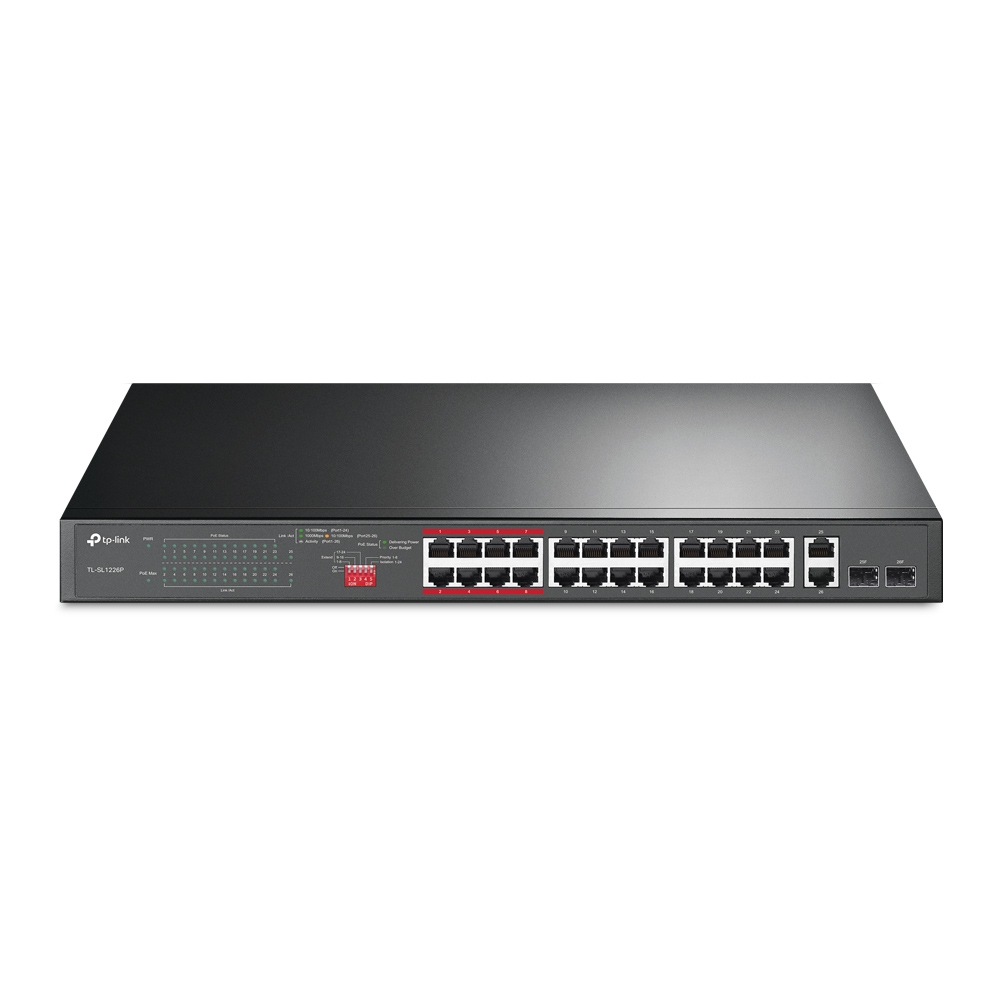 TP-LINK | 24-Port Gigabit Switch | TL-SL1226P | Unmanaged | Rackmountable