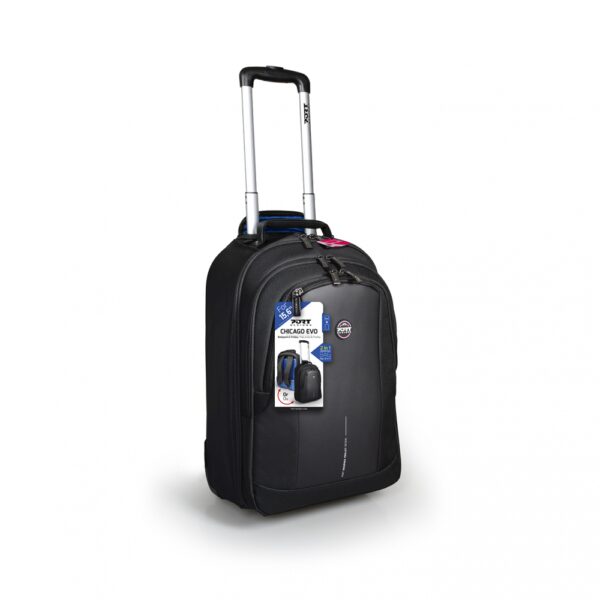 PORT DESIGNS | 170231 | CHICAGO EVO | Fits up to size 15.6 " | Backpack/Roller | Black