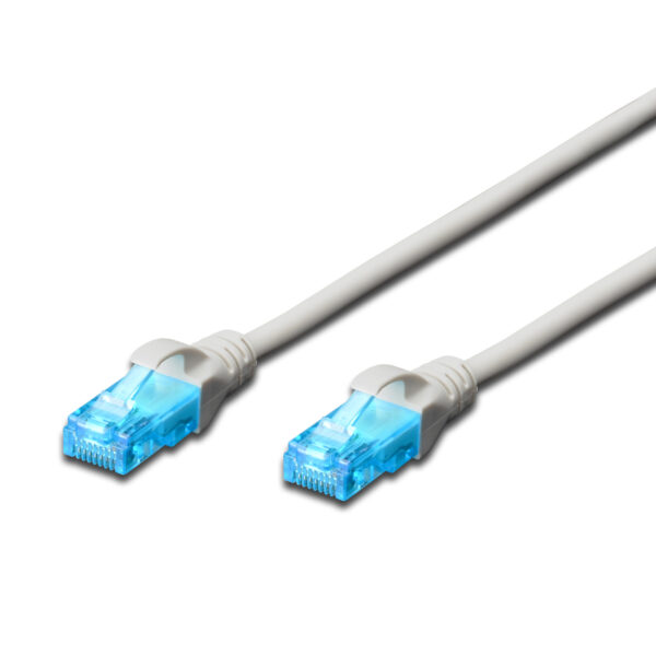 Digitus | Patch cord | UTP | Grey | RJ45 | RJ45