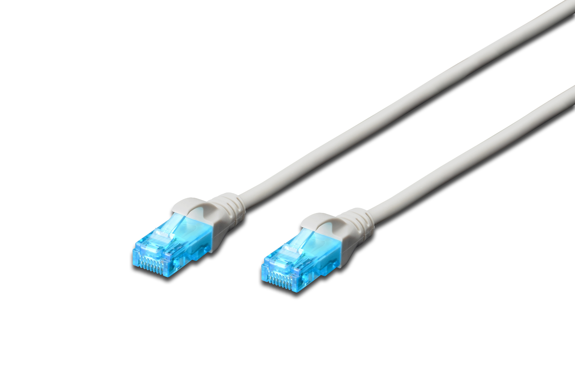 Digitus | Patch cord | UTP | Grey | RJ45 | RJ45