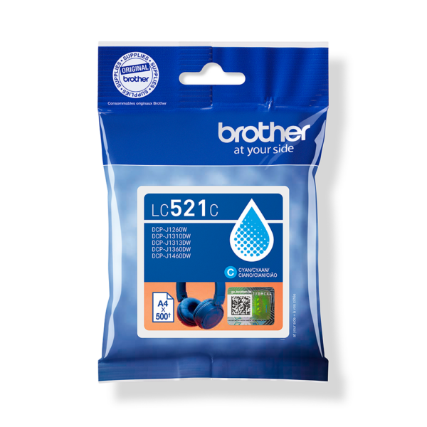 Brother LC521C | Ink Cartridges | Cyan