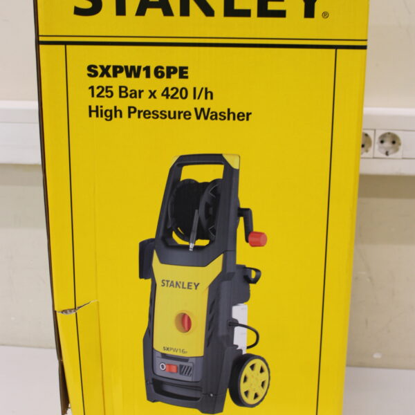 SALE OUT. Stanley Pressure Washer 1600 W | 125 bar | 420 l/h | DAMAGED PACKAGING