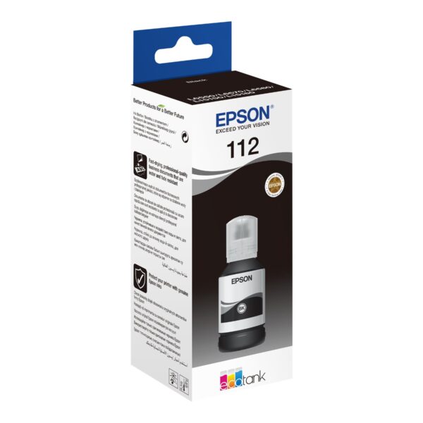 Epson 112 EcoTank Pigment | C13T06C14A | Ink Bottle | Black