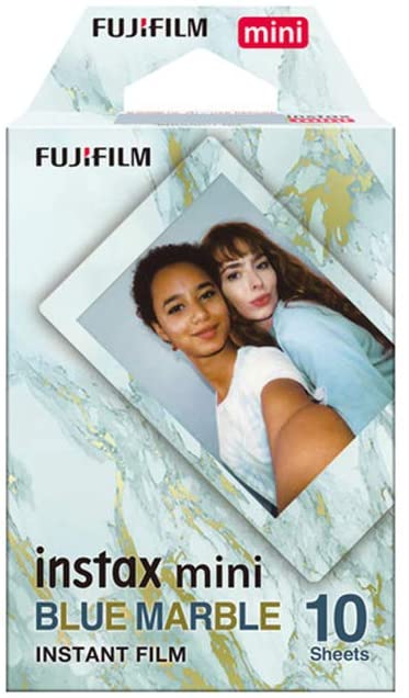 Fujifilm | Instax Mini Blue Marble (10pl) Instant Film | 54 x 86 mm