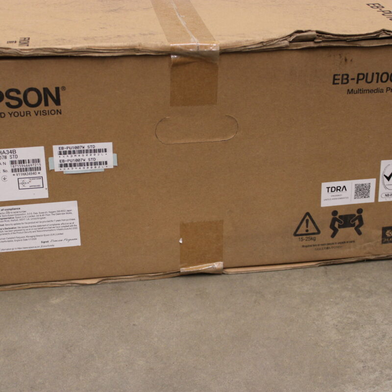 SALE OUT. Epson EB-PU1007W | WUXGA (1920x1200) | 7000 ANSI lumens | 2500000:1 | White | DAMAGED PACKAGING | Lamp warranty 12 month(s) - Image 3