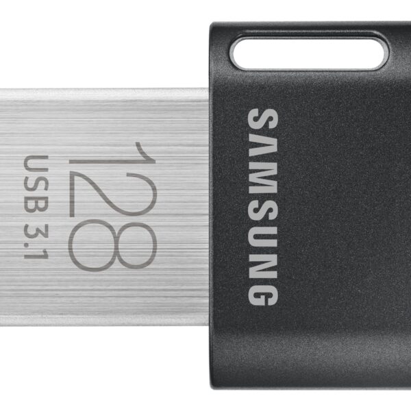 Samsung | FIT Plus | MUF-128AB/APC | 128 GB | USB Type-A | Black/Silver