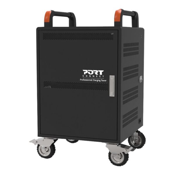 PORT CONNECT | Charging Cabinet 20 Notebooks + Rack 19" - 1 U | 1 x RJ45 port. Protection against overvoltage.