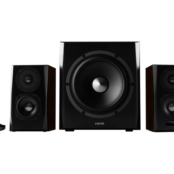 Edifier | Old School Style Modern Sound Bluetooth Speaker | S350DB | Bluetooth | Dark Brown/Black | 150 W | Wireless connection
