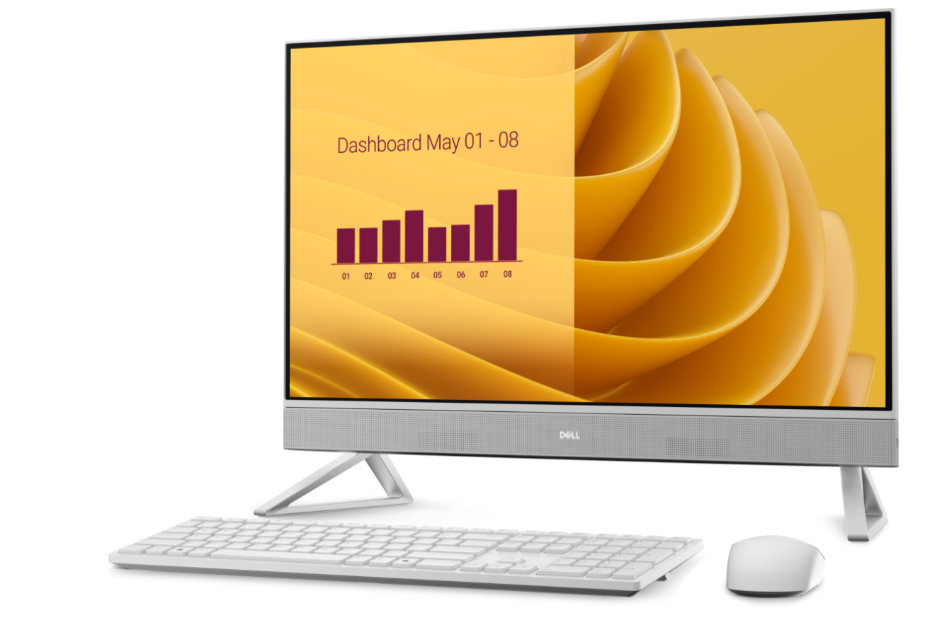 Dell 27 All-in-One EC27250 | Desktop | AIO | 27 " | Intel Core i5 | i5-1334U | 16 GB | DDR5 | 512 GB | Intel Iris Xe Graphics | English | Windows 11 Pro | Warranty 36 month(s) - Image 3