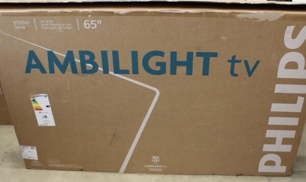 SALE OUT. Philips 65PUS8510/12 | 65 | Smart TV | TITAN OS | UHD | Black | REFURBISHED, SCRATCHES LEGS AND REMOVE CONTOL