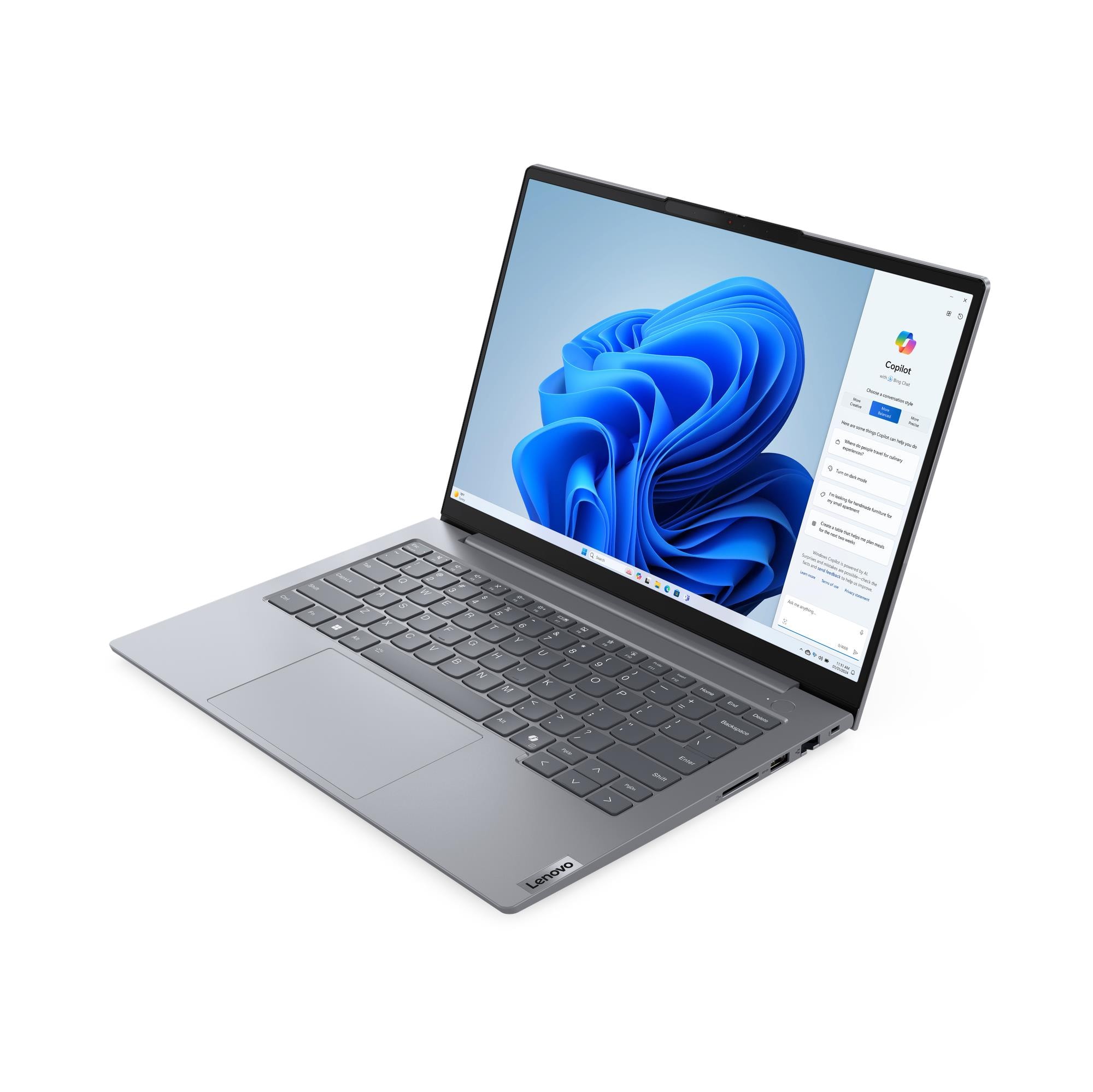 Lenovo ThinkBook 14 G7 ARP | Arctic Grey | 14 " | IPS | WUXGA | 1920 x 1200 pixels | Anti-glare | AMD Ryzen 5 | 7535HS | 16 GB | SO-DIMM DDR5 | Solid-state drive capacity 256 GB | AMD Radeon 660M Graphics | Windows 11 Pro | 802.11ax | Bluetooth version 5.3 | Keyboard language English | Keyboard backlit | Warranty 24 month(s) | Battery warranty 12 month(s) - Image 3