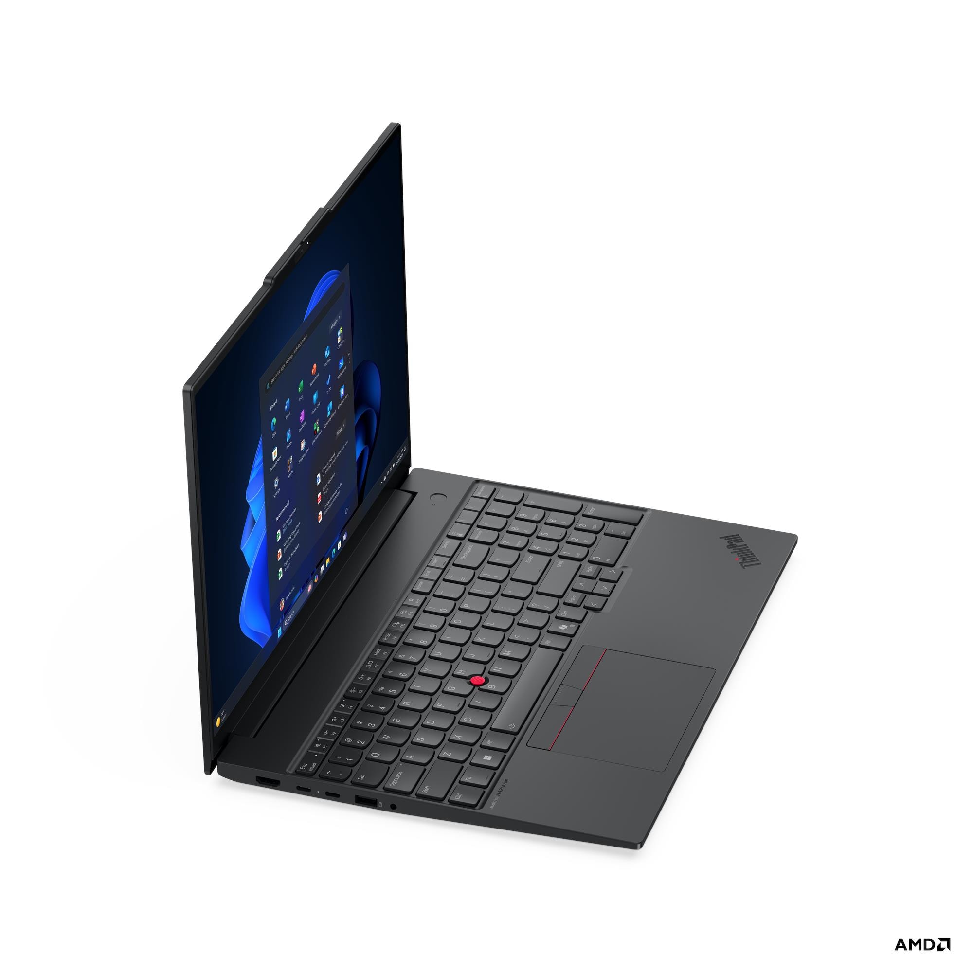 Lenovo ThinkPad E16 G3 AMD | Black | 16 " | IPS | WUXGA | 1920 x 1200 pixels | Anti-glare | AMD Ryzen 5 | 230 | 16 GB | SO-DIMM DDR5 | Solid-state drive capacity 512 GB | AMD Radeon 760M Graphics | Windows 11 Pro | 802.11ax | Bluetooth version 5.3 | Keyboard language English | Keyboard backlit | Warranty 36 month(s) | Battery warranty 12 month(s) - Image 2