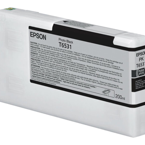 Epson T6531 Photo Black Ink Cartridge (200ml) | Epson T6531 | Ink cartrige | Photo Black