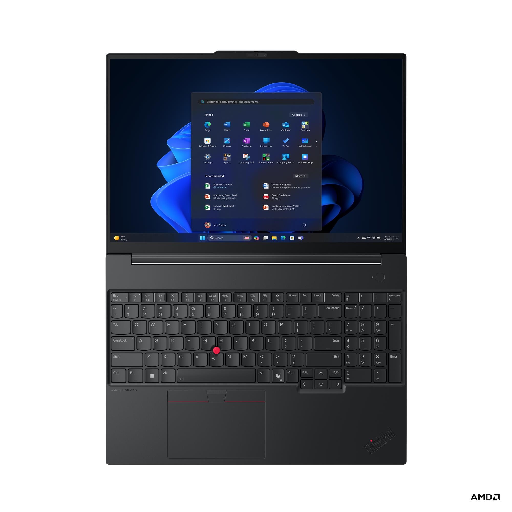 Lenovo ThinkPad E16 G3 AMD | Black | 16 " | IPS | WUXGA | 1920 x 1200 pixels | Anti-glare | AMD Ryzen 5 | 230 | 16 GB | SO-DIMM DDR5 | Solid-state drive capacity 512 GB | AMD Radeon 760M Graphics | Windows 11 Pro | 802.11ax | Bluetooth version 5.3 | Keyboard language English | Keyboard backlit | Warranty 36 month(s) | Battery warranty 12 month(s) - Image 18