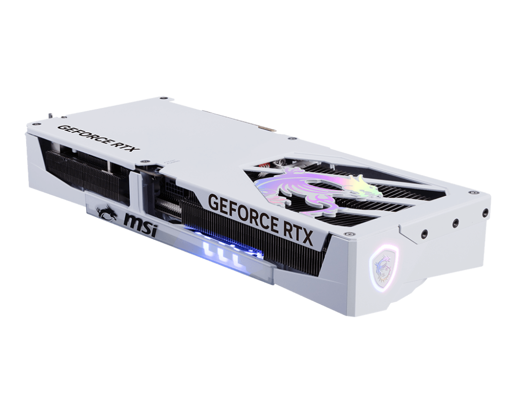 MSI GeForce RTX 5070 Ti 16G GAMING TRIO OC WHITE | NVIDIA | 16 GB | GeForce RTX 5070 Ti | GDDR7 | HDMI ports quantity 1 | PCI Express Gen 5 - Image 3