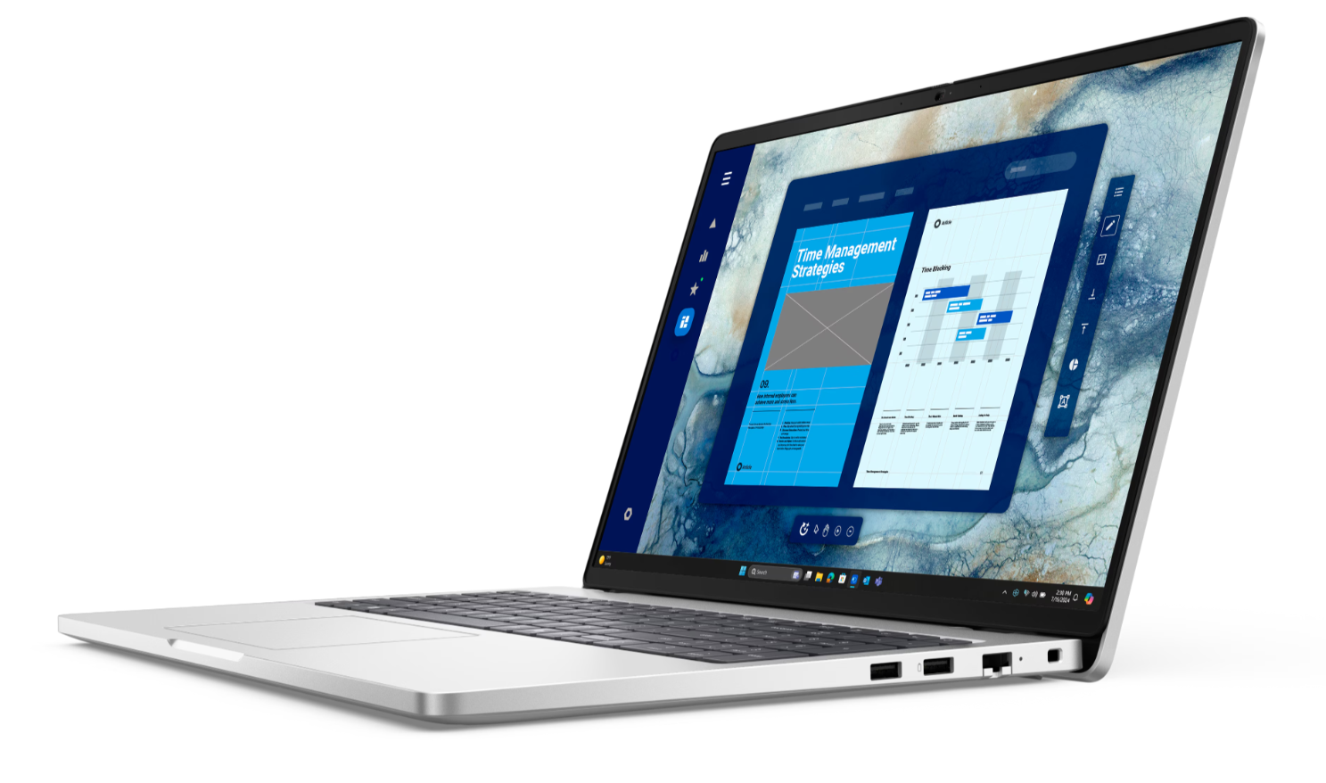 Dell Pro 16 PC16250 | 16 " | FHD+ | Anti-glare | Intel Core Ultra 5 | 235U | 32 GB | DDR5 | Solid-state drive capacity 512 GB | Intel Graphics | Windows 11 Pro | 802.11ax | Bluetooth version 5.3 | Keyboard language Nordic | Keyboard backlit | Warranty 36 month(s) | Battery warranty 12 month(s) - Image 3