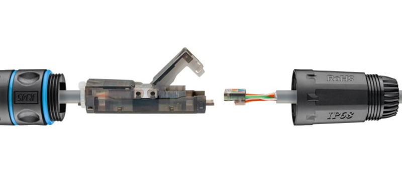 Goobay | Outdoor (IP68) LAN cable connector, CAT 6A UTP unshielded | 44416