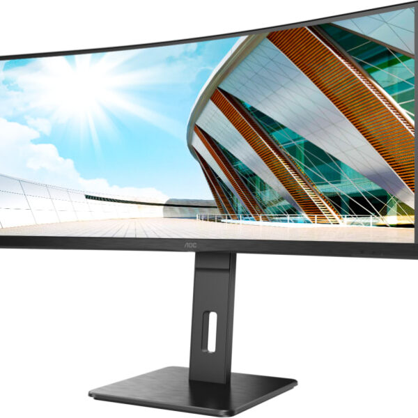 AOC | Curved Monitor | CU34P2A | 34 " | VA | 21:9 | 100 Hz | 1 ms | 3440 × 1440 | 300 cd/m² | Headphone out (3.5mm) | HDMI ports quantity HDMI x 2 | Black | Warranty 36 month(s)