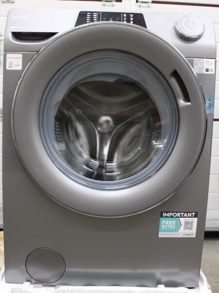 SALE OUT. Candy RO1484DWMCRT/1-S Washing Machine, A, Front loading, Depth 53 cm, 8 kg, Anthracite | SALE OUT. Candy Washing Machine | RO1484DWMCRT/1-S | Energy efficiency class A | Front loading | Washing capacity 8 kg | 1400 RPM | Depth 53 cm | Width 60 cm | Display | TFT | Steam function | Wi-Fi | Anthracite | REFURBISHED, DENT ON SIDES