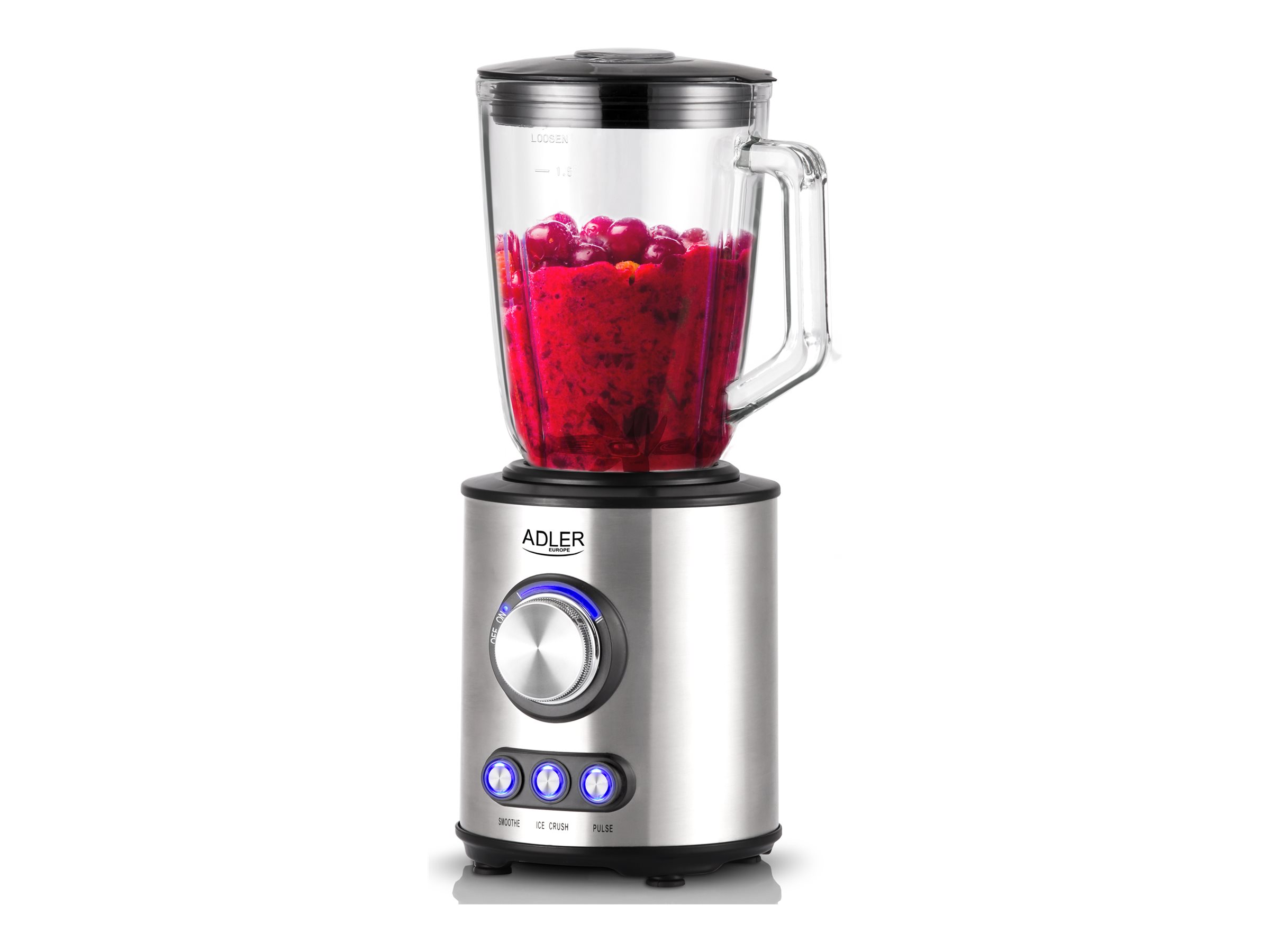 Adler | Blender | AD 4078 | Tabletop | 1700 W | Jar material Glass | Jar capacity 1.5 L | Ice crushing | Stainless steel - Image 2
