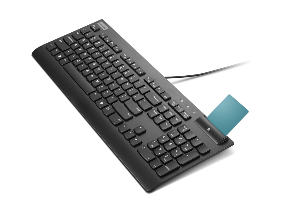 Lenovo Smartcard II | Keyboard | Wired | Estonian | Black | USB-A | Plunger type switch - Image 3