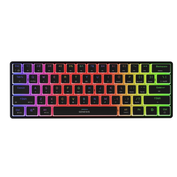 Genesis | THOR 660 G2 | Gaming keyboard | Wireless/Wired | US | Tactile | Black