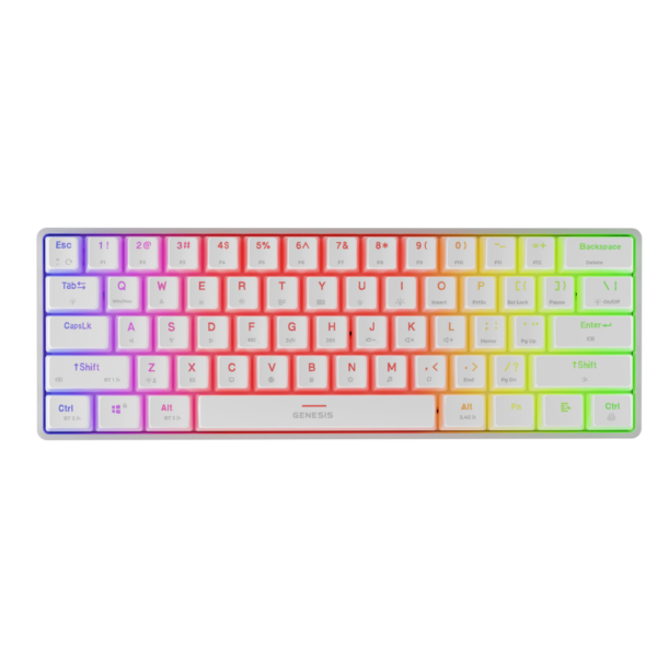 Genesis | THOR 660 G2 | Gaming keyboard | Wireless/Wired | US | Tactile | White