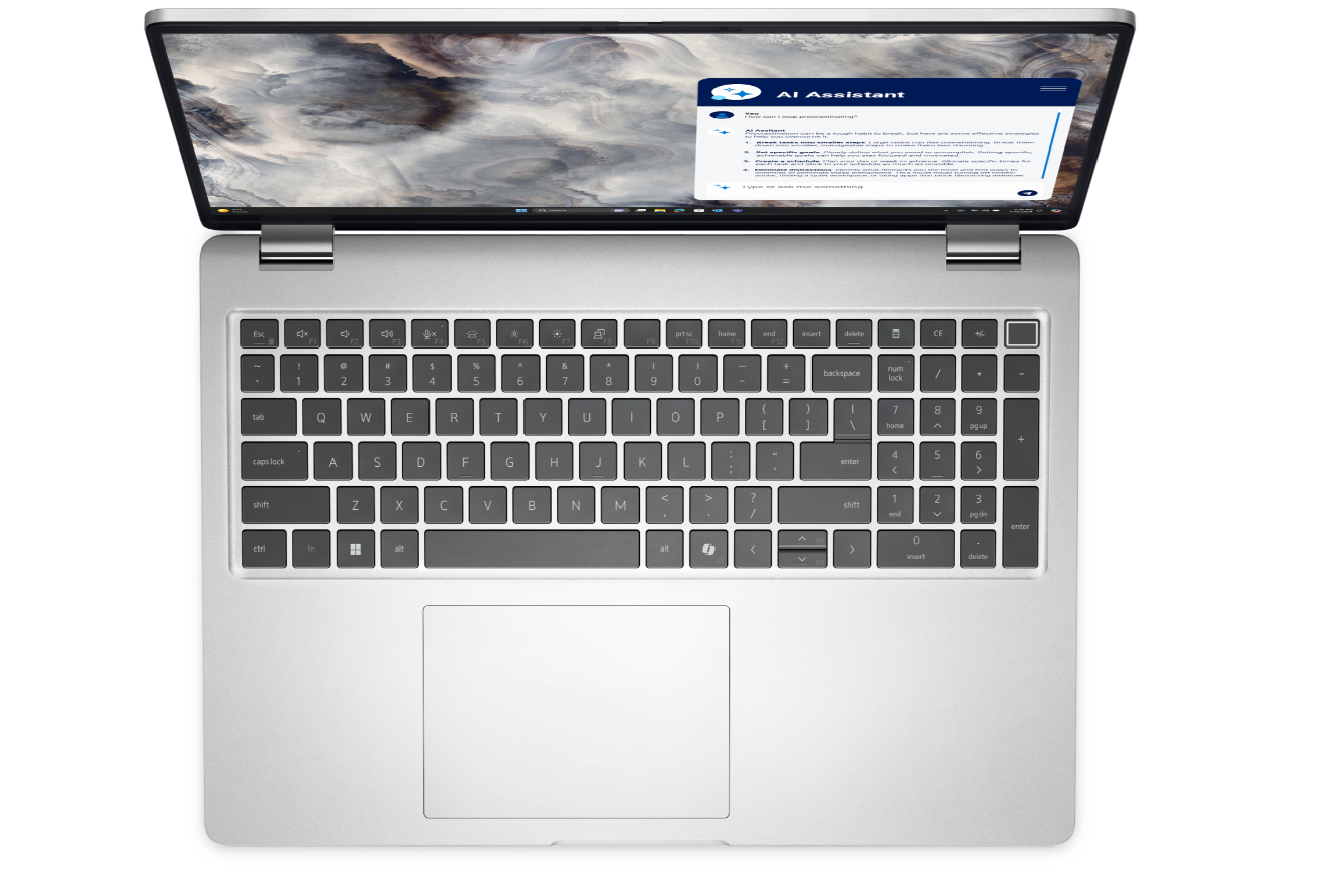 Dell Pro 16 Plus PB16250 | 16 " | FHD+ | Intel Core Ultra 7 | 265U | 16 GB | DDR5 | Solid-state drive capacity 512 GB | Intel Graphics | Windows 11 Pro | 802.11ax | Bluetooth version 5.3 | Keyboard language English | Keyboard backlit | Warranty 36 month(s) | Battery warranty 12 month(s) - Image 3