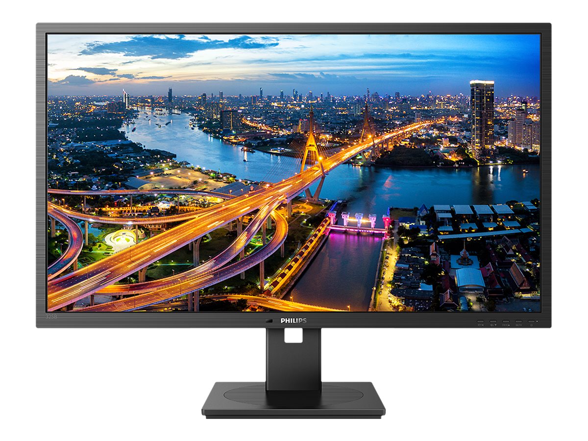 Philips | LCD monitor with PowerSensor | 325B1L/00 | 31.5 " | IPS | QHD | 16:9 | 75 Hz | 4 ms | 2560 x 1440 pixels | 250 cd/m² | Audio output | HDMI ports quantity 2 | Black