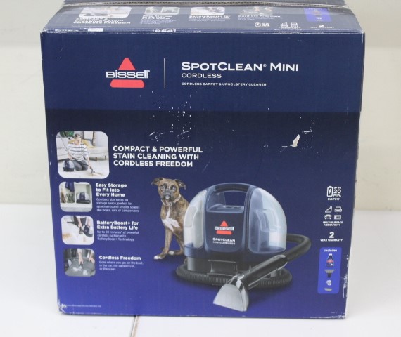 SALE OUT. Bissell | Carpet and Upholstery Cleaner | SpotClean Mini | Cordless operating | Washing function | 24 month(s) | 18 V | Operating time (max) 20 min | USED AS  DEMO
