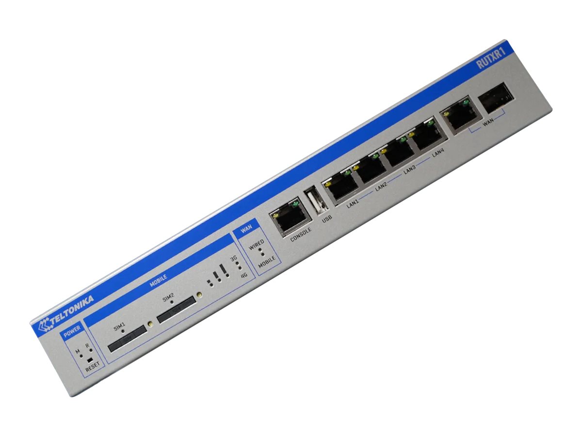 Enterprise Rack-Mountable SFP/LTE Router | RUTXR1 | 802.11ac | 867 Mbit/s | 10/100/1000 Mbit/s | Ethernet LAN (RJ-45) ports 4xLAN ports, 1xSFP port, 1xWAN port | MU-MiMO Yes | 4G | 1 - Image 3