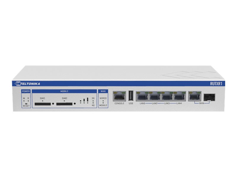 Enterprise Rack-Mountable SFP/LTE Router | RUTXR1 | 802.11ac | 867 Mbit/s | 10/100/1000 Mbit/s | Ethernet LAN (RJ-45) ports 4xLAN ports, 1xSFP port, 1xWAN port | MU-MiMO Yes | 4G | 1 - Image 7