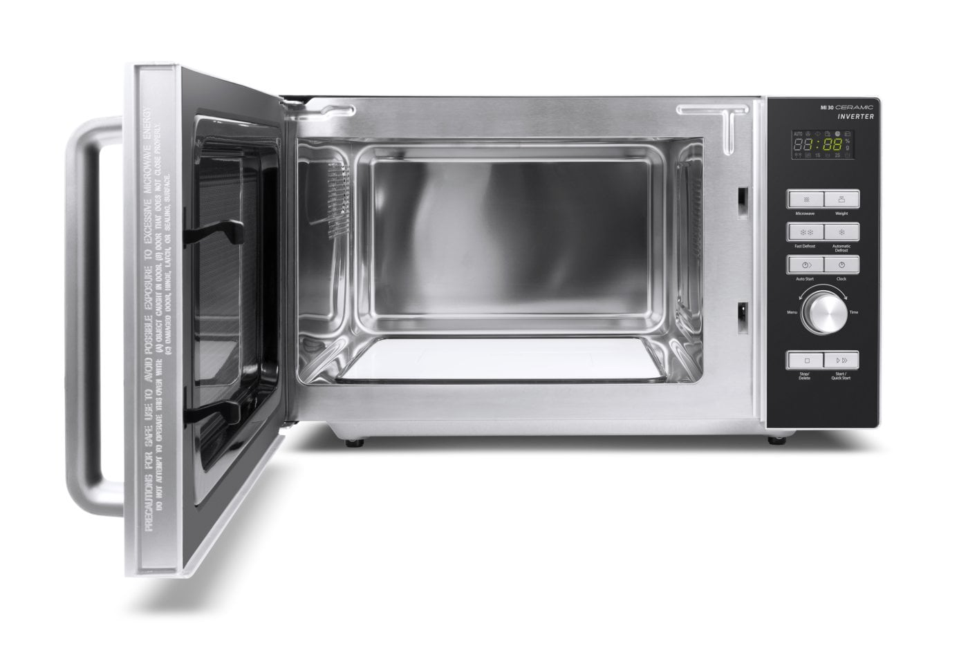 Caso | Ceramic Inverter Microwave | MI 30 | Free standing | 30 L | 1000 W | Grill | Black - Image 4