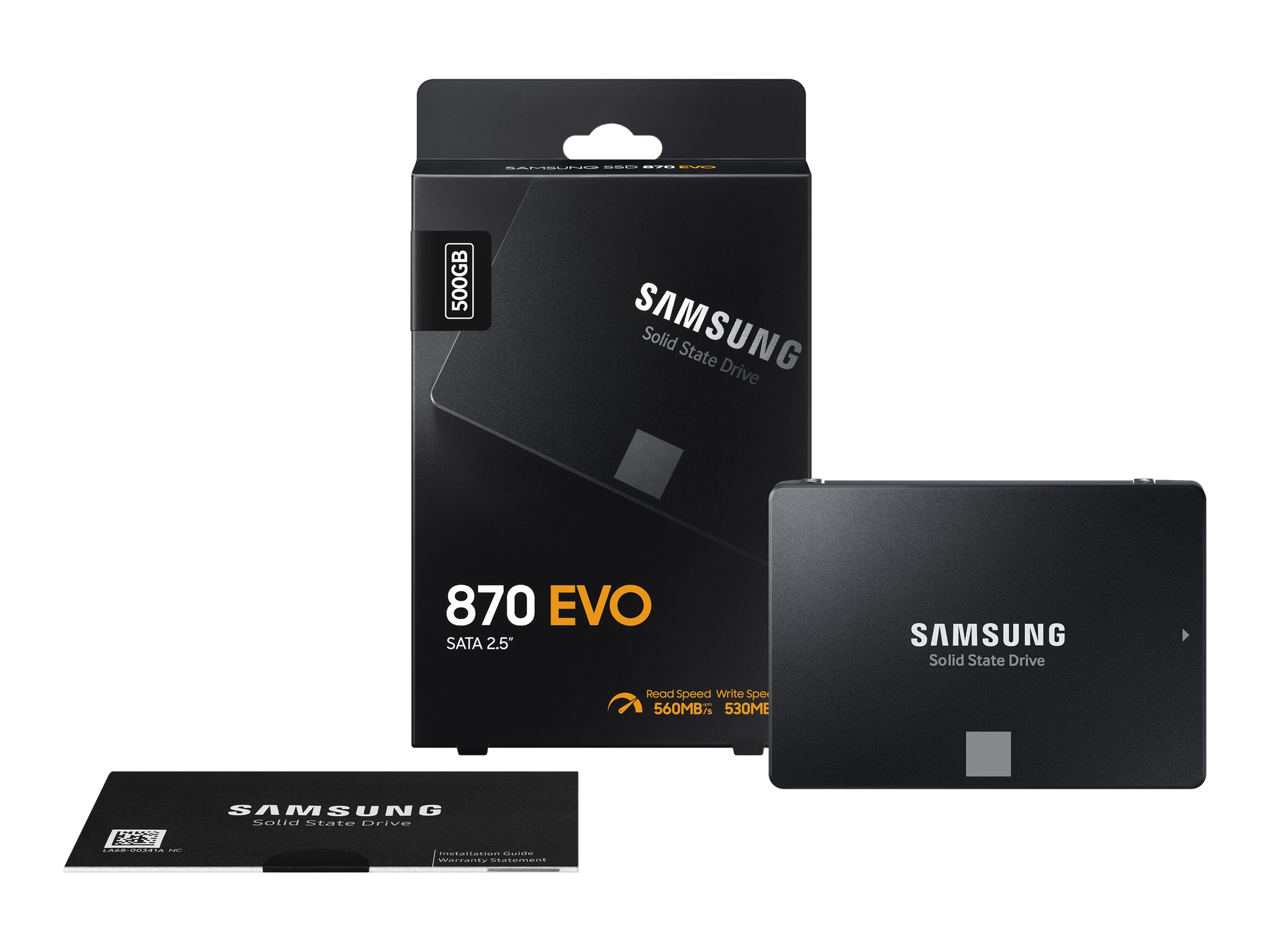 Samsung | SSD | 870 EVO | 500 GB | SSD form factor 2.5" | Solid-state drive interface SATA III | Read speed 560 MB/s | Write speed 530 MB/s - Image 5