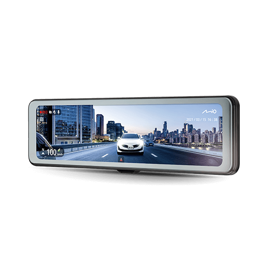 Mio MiVue R860WD, Dash Cam | GPS | Wi-Fi | Front and rear cams synchronized for recording with an unobstructed view; 11.26" IPS anti-glare touchscreen; Upgrade to the STARVIS 2 technology for clear details; Integrated high speed Wi-Fi – Quick pairing using QR code | Audio recorder - Image 2