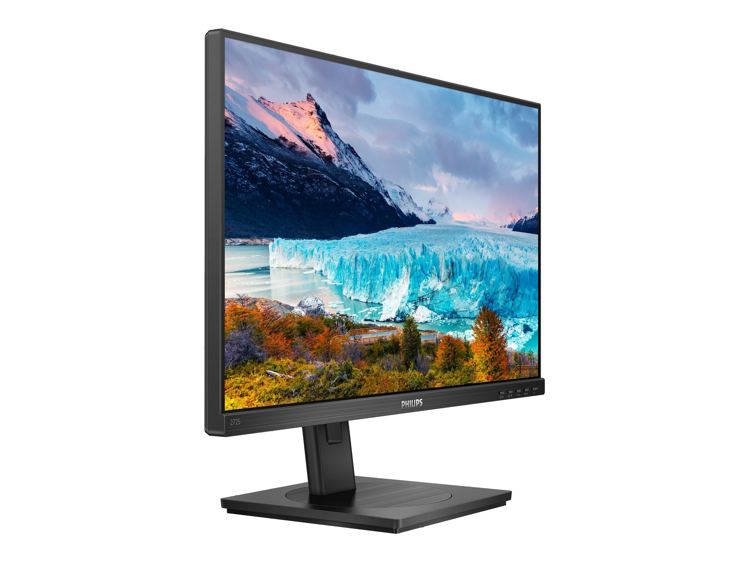 Philips | LCD Monitor | 272S1AE/00 | 27 " | IPS | FHD | 16:9 | 75 Hz | 4 ms | 1920 x 1080 pixels | 250 cd/m² | Headphone out | HDMI ports quantity 1 | Black - Image 3