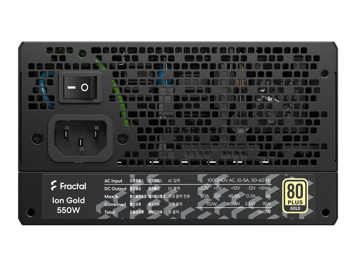 Fractal Design | Fully modular PSU | ION Gold 550W | 550 W - Image 15
