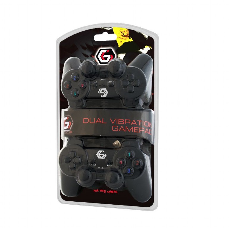 Gembird | Double USB dual vibration gamepad - Image 3