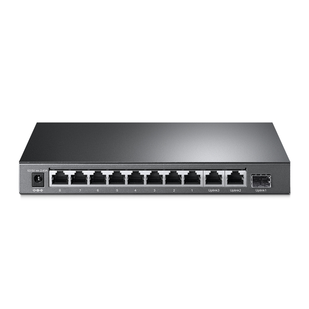 TP-LINK | 8-Port 10/100Mbps + 3-Port Gigabit Desktop Switch with 8-Port PoE+ | LS1008 | Unmanaged | Desktop | Power supply type External - Image 5