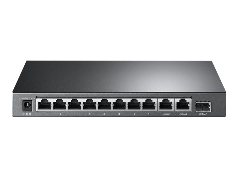 TP-LINK | 8-Port 10/100Mbps + 3-Port Gigabit Desktop Switch with 8-Port PoE+ | LS1008 | Unmanaged | Desktop | Power supply type External - Image 6