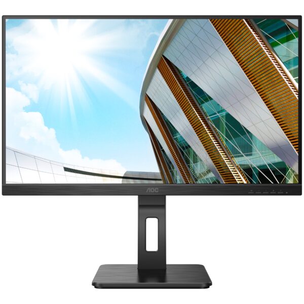 AOC | LED Monitor | Q27P2Q | 27 " | IPS | QHD | 16:9 | 75 Hz | 4 ms | 2560 x 1440 | 300 cd/m² | Headphone out (3.5mm) | HDMI ports quantity 1 | Black | Warranty 36 month(s)