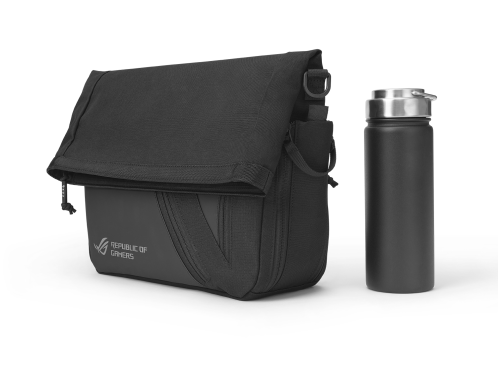 Asus ROG Archer Messenger BC2000 | Fits up to size 14 " | Bag | Black/Gray | Shoulder strap | Waterproof - Image 9