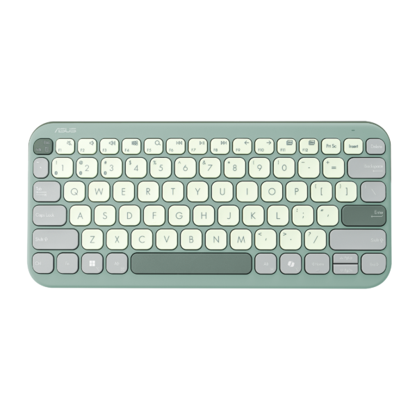 Asus Marshmallow KW100 | Keyboard | Wireless | US International | Green Tea Latte | Bluetooth